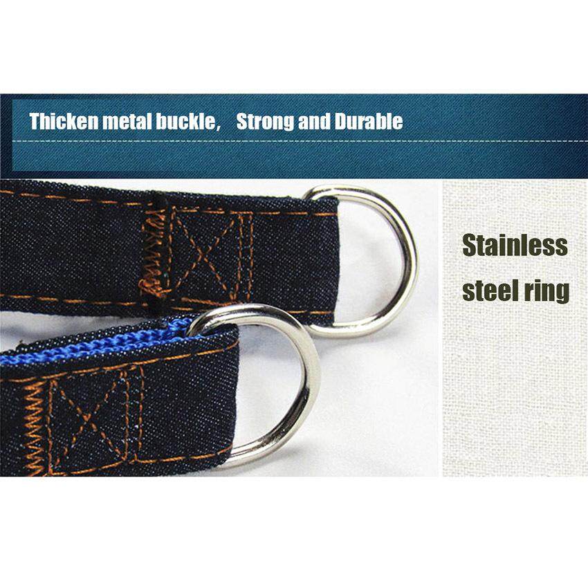 Kualitas Terbaik Tali Kekang Anjing Adjustable Denim Tali Anjing