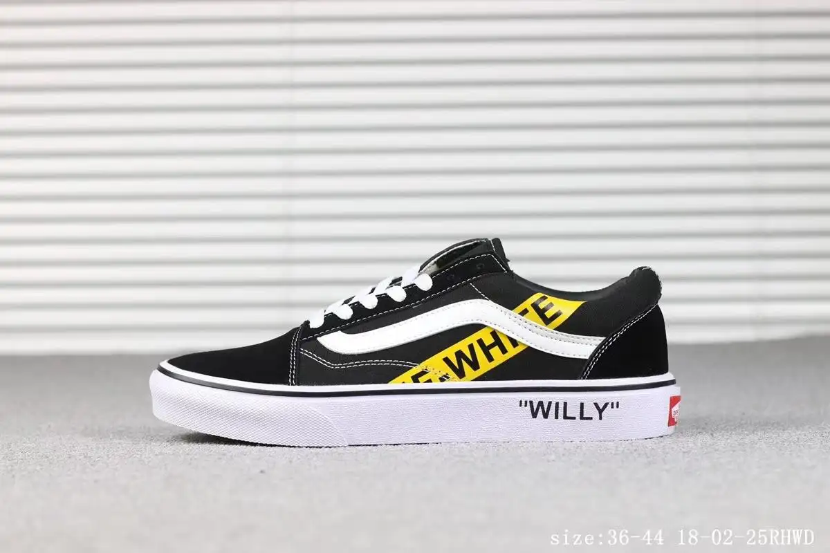 2020 Fashion Shoes New arrival OFF-WHITE x Vans ˉˉ Old Skool Willy  skateboard sneakers unisex shoes Sneakers | Lazada PH