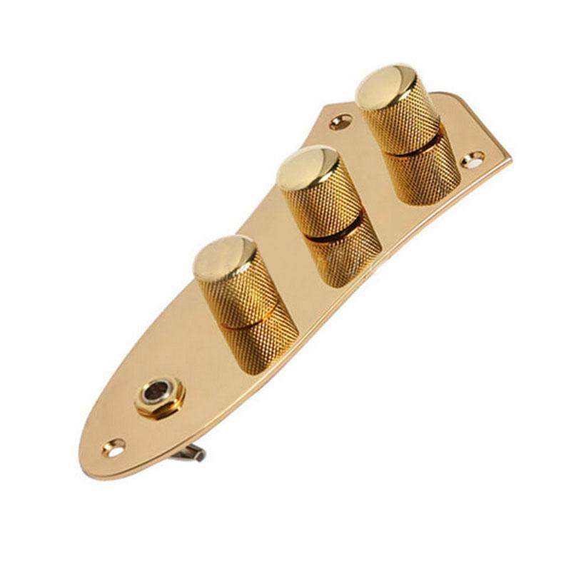 Gold Prewired Loaded Guitar Control Plate for Fender Jazz Bass Parts Replacement Malaysia