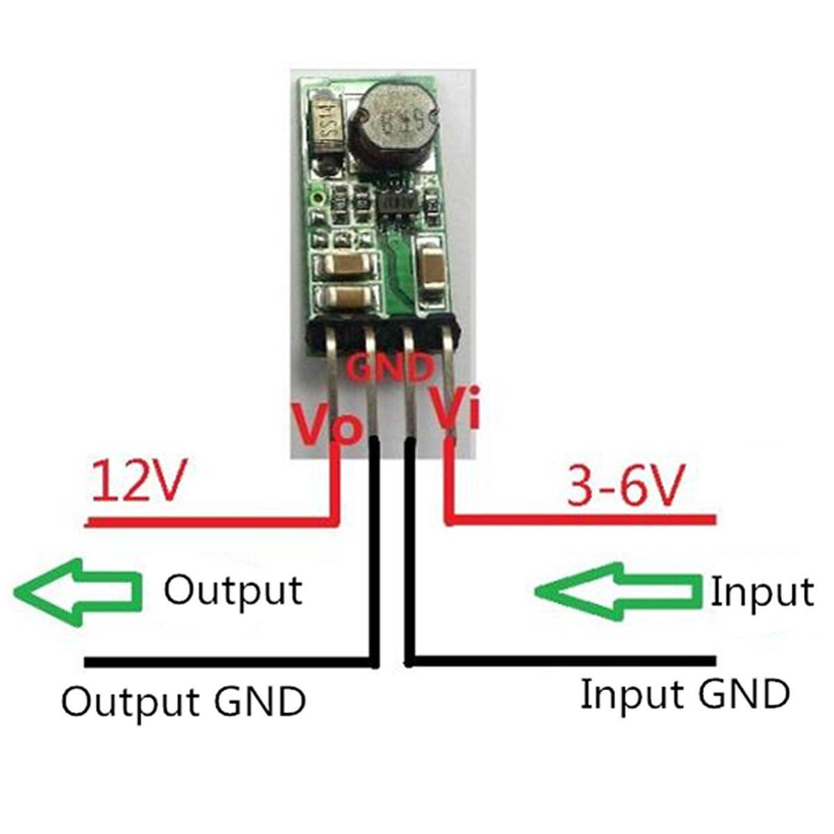 DC 3 3V 3 7V 5V 6V To 12V Step up Power Supply Boost Voltage Regulator