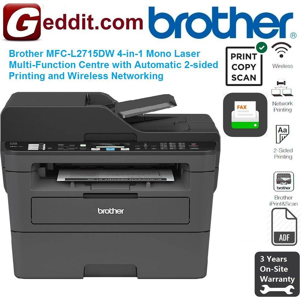 BROTHER MFC-L2715DW LASER MULTI-FUNCTION CENTRE (PRINT/SCAN/FAX/