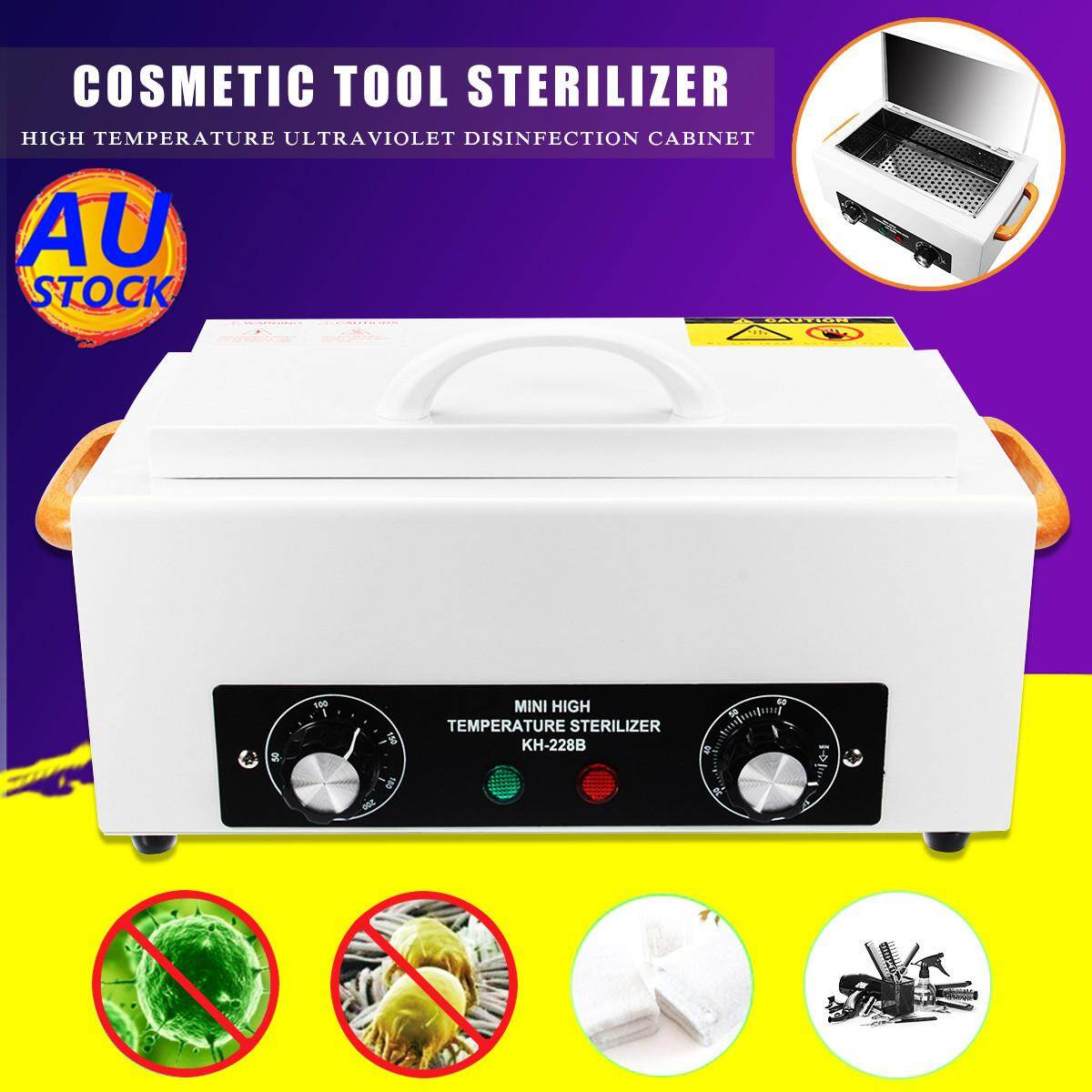Gambar UV Heat Sterilizer Cabinet Drawer Autoclave For Salon Nail Dental Medical Vet EU Type