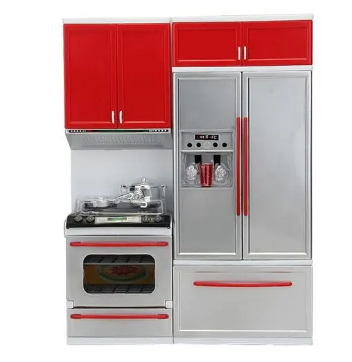 toy kitchen red