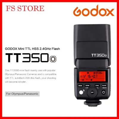 Godox TT350 O TTL Camera Flash 2.4G 1/8000s TTL GN36 Speedlite for Olympus/ Panasonic Mirrorless Digital Camera (TT350-O)