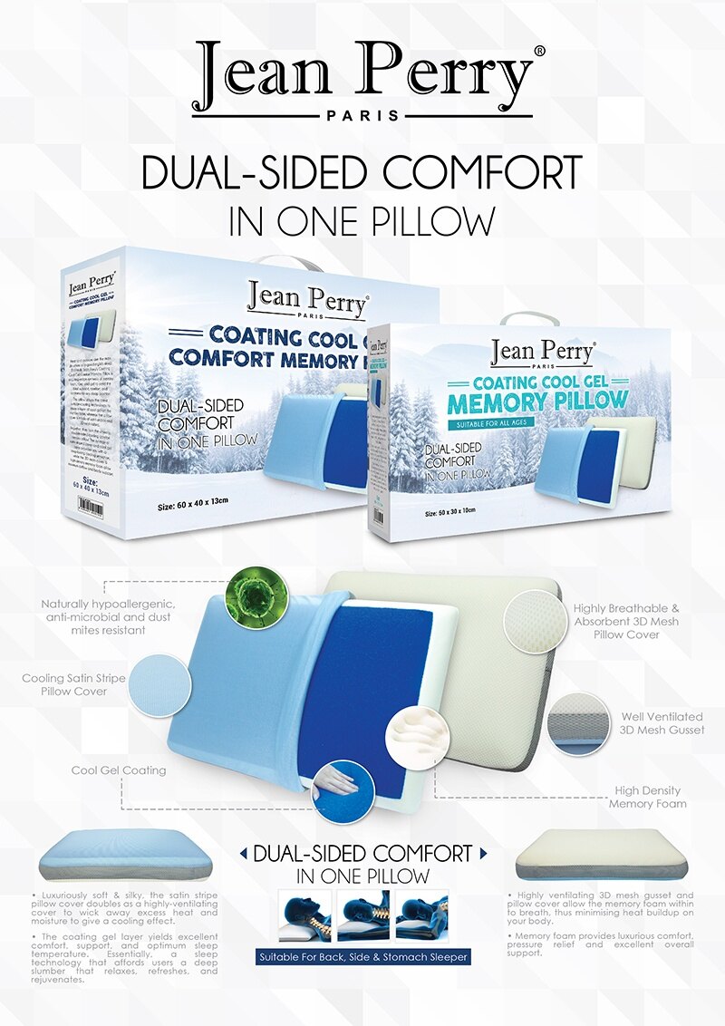 jean perry memory foam pillow