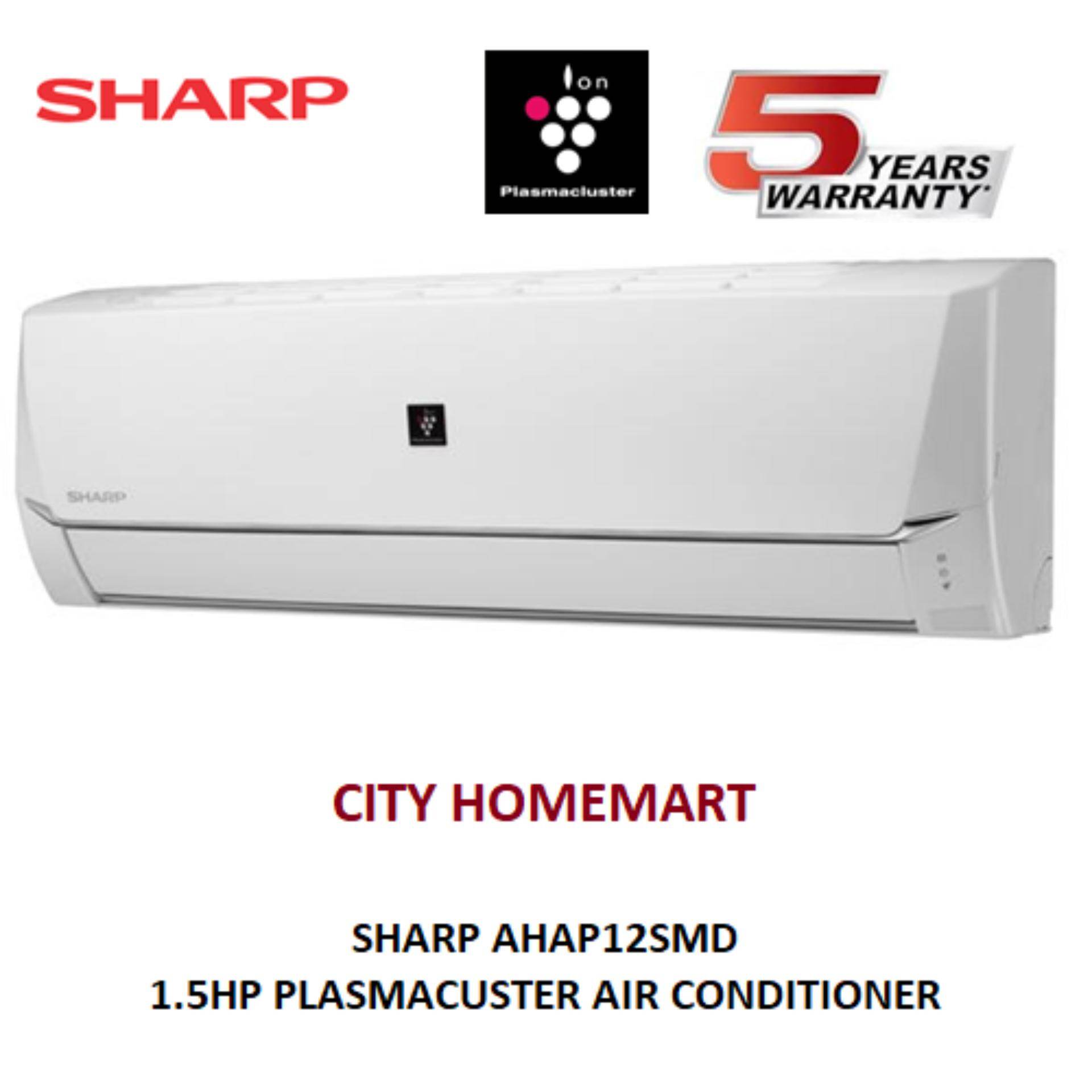 SHARP AHAP12SMD - 1.5HP PLASMACUSTER AIR CONDITIONER