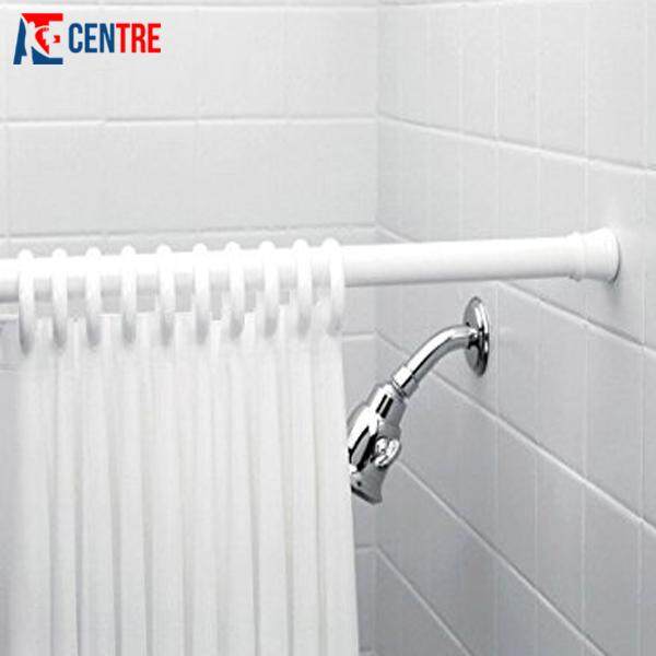 Adjustable tension bathroom curtain extensible rod hanger 2.png