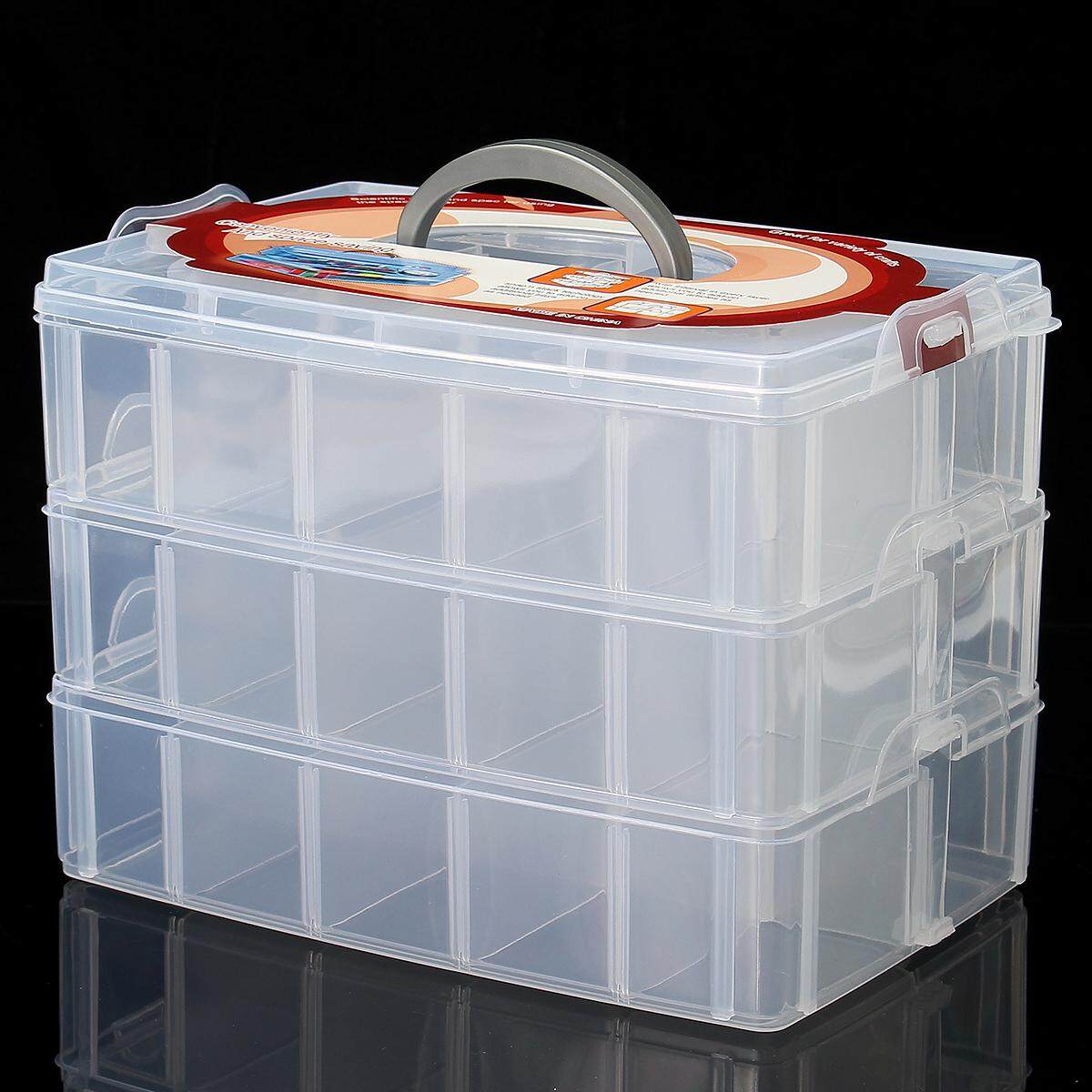 large clear plastic storage boxes