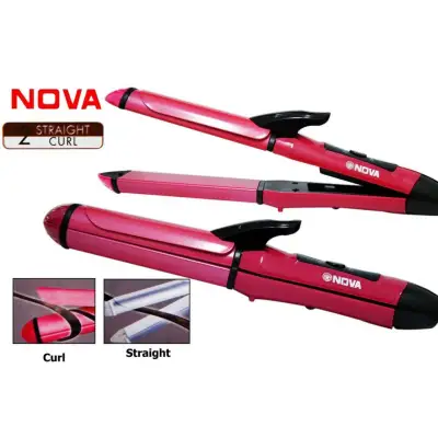 Nova 2 In 1 Hair Straightener And Curler Iron