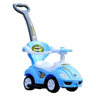 3 IN 1 Ride On Car Baby Walker With Safety Bar