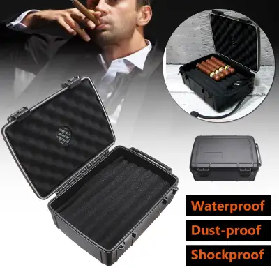 Waterproof Dust-proof Shockproof Home Travel 21 Ciga. Caddy Case Box Humidor -