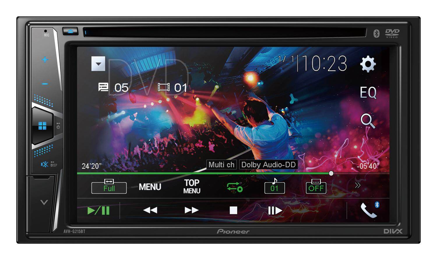 Pioneer 7 tft touch bluetooth dvd sd 4x60w инструкция bluetooth подключение