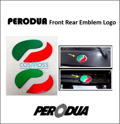 PERODUA VIVA EMBLEM LOGO 2PCS (Front & Rear Sticker)