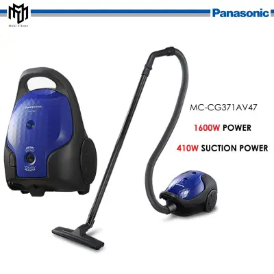 Panasonic Light & Powerful Bagged Vacuum Cleaner MC-CG371AV47 Blue
