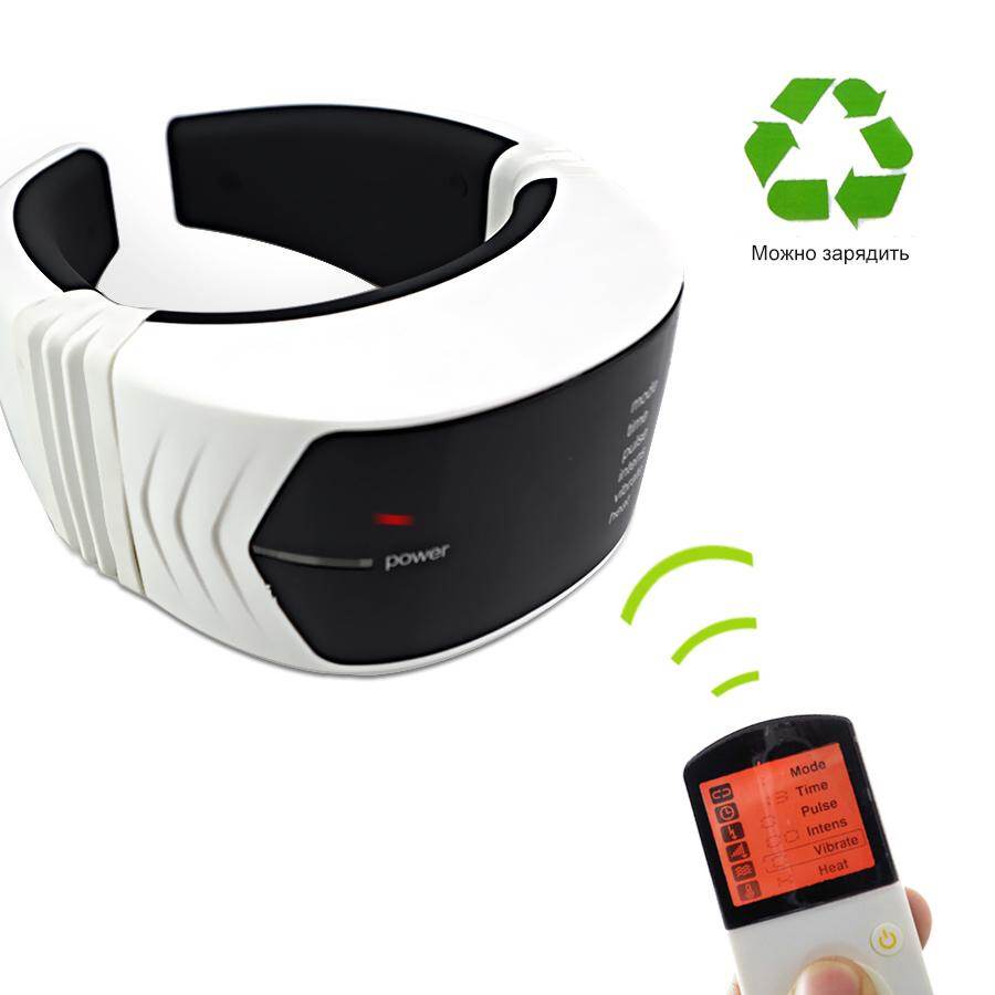 Gambar BANGPHY PL 758 Smart Electric Pulse Hyperthermia Vibration Neck Massager Wireless Remote Control