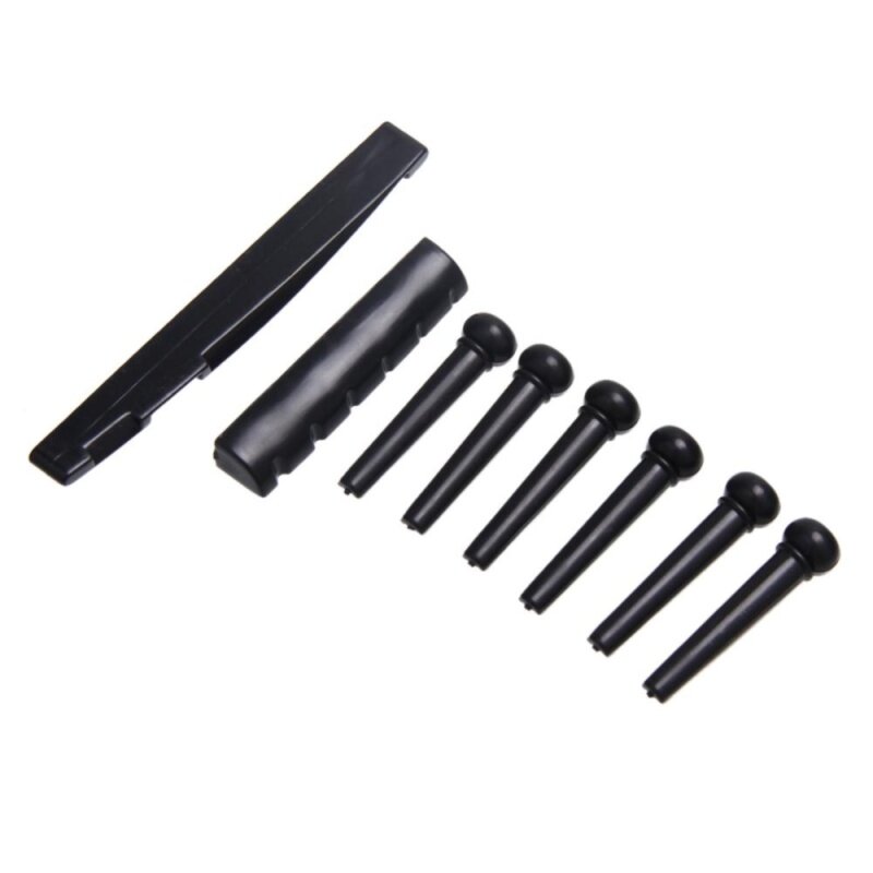 6- String Guitar Bridge Pins Saddle Nut Acoustic Cattle Malaysia