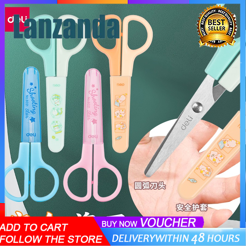 2pcs-shaped nhựa xử lý kéo, văn phòng phẩm và vật tư văn phòng