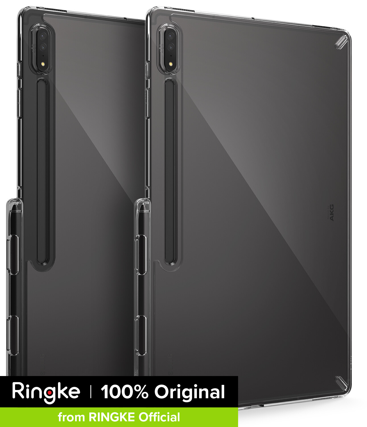 Ringke ốp lưng samsung galaxy tab s8 ultra, ốp lưng trong suốt có giá đỡ bút chì kèm theo