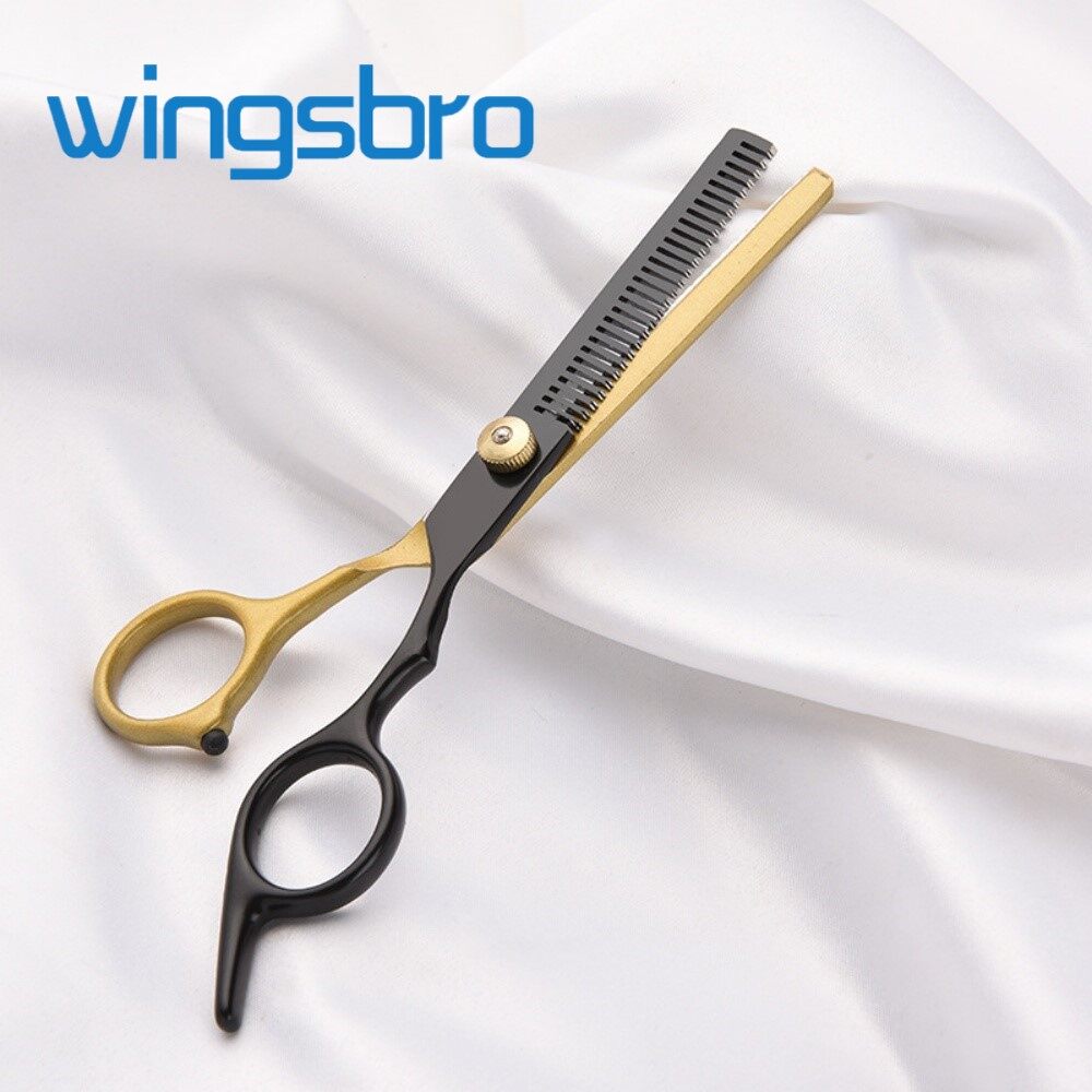 wingsbro 6/7 Inch Hairdressing Scissors Professional Barber Scissors 440C Stainless Steel Stylist Ha