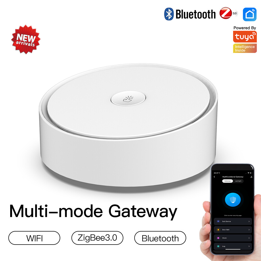 Boio tuya cổng kết nối đa chế độ thông minh zigbee 3.0 wifi bluetooth mesh hub với tuya smart app điều khiển bằng giọng nói qua alexa g00gle home
