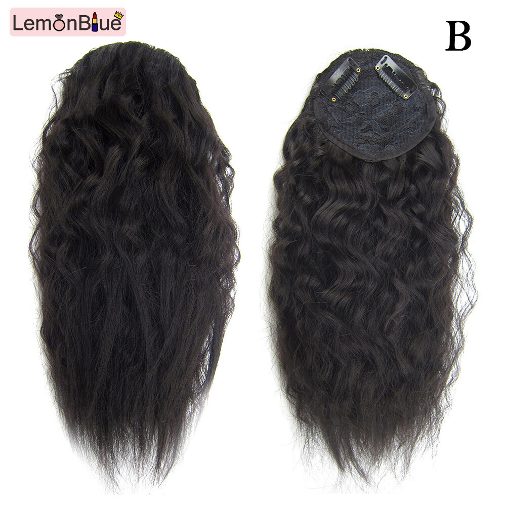 Gambar LemonBlue Fluffy Ponytail Wigs Fashion Long Wavy Hair Extensions Personalized Hair Decor Women s Long Curly Wig Lady 10*32cm Hair Replacement Wigs Comfortable