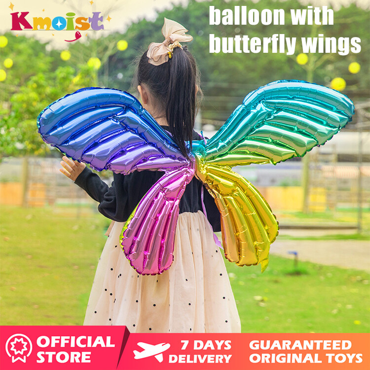 Kmoist Back-mounted Balloon with Butterfly Wings Angel Butterfly Strap