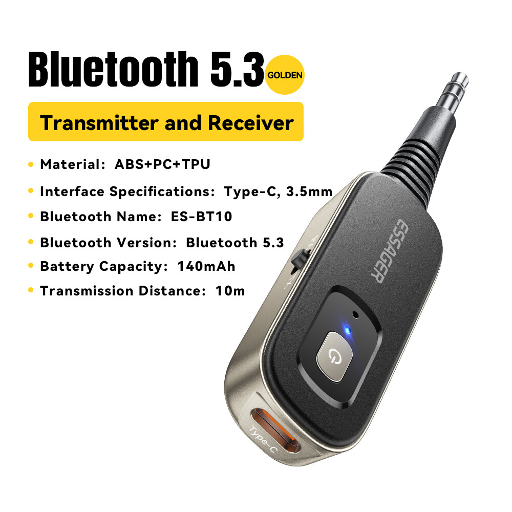 Essager Bluetooth 5.1 Adapter Nhận (RX)/Truyền (TX) Tín hiệu Hai Trong Một đầu nhận bluetooth Transm