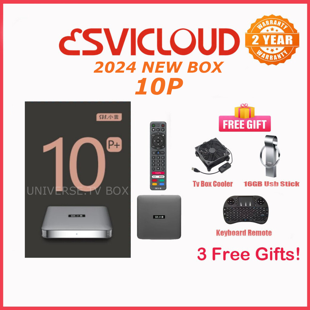 Svicloud 10P+ Tv Box - 4Gb Ram, 64Gb Rom, Bluetooth 5.0, Wifi 2.4