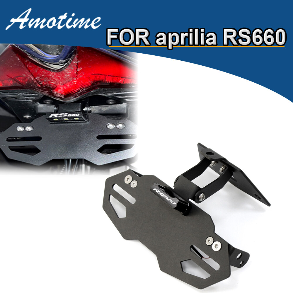 For Aprilia RS660 RSV4 Motorcycle License Plate Holder Bracket Taillight