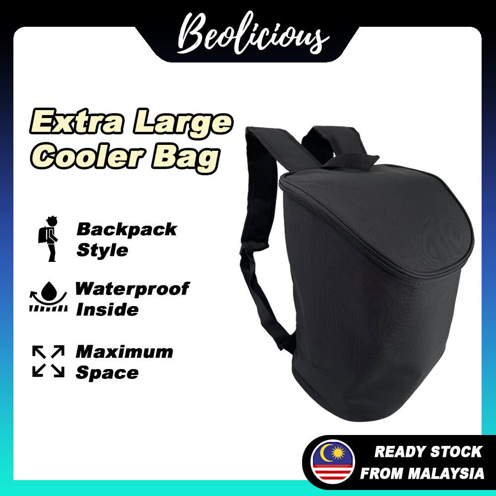Gambar 15L Cooler Bag   Food Delivery Backpack   Extra Large Foldable   Portable Insulated Thermal Cool Storage for Food, Drinks, Picnic