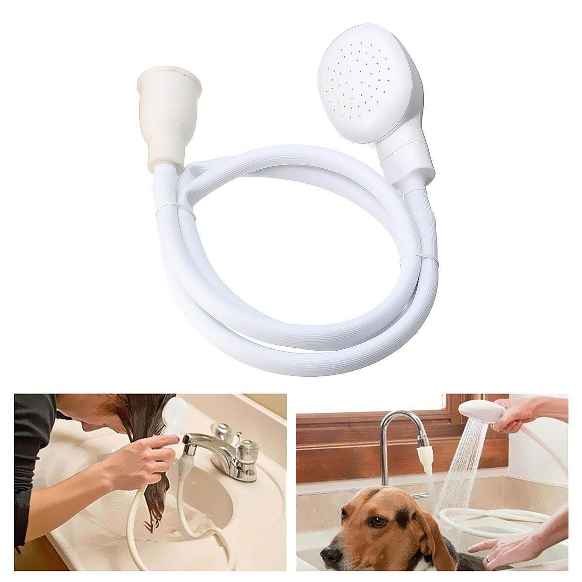 For The Lovely Portable Dog Pet Care Shower Spray Hose Bath Tub