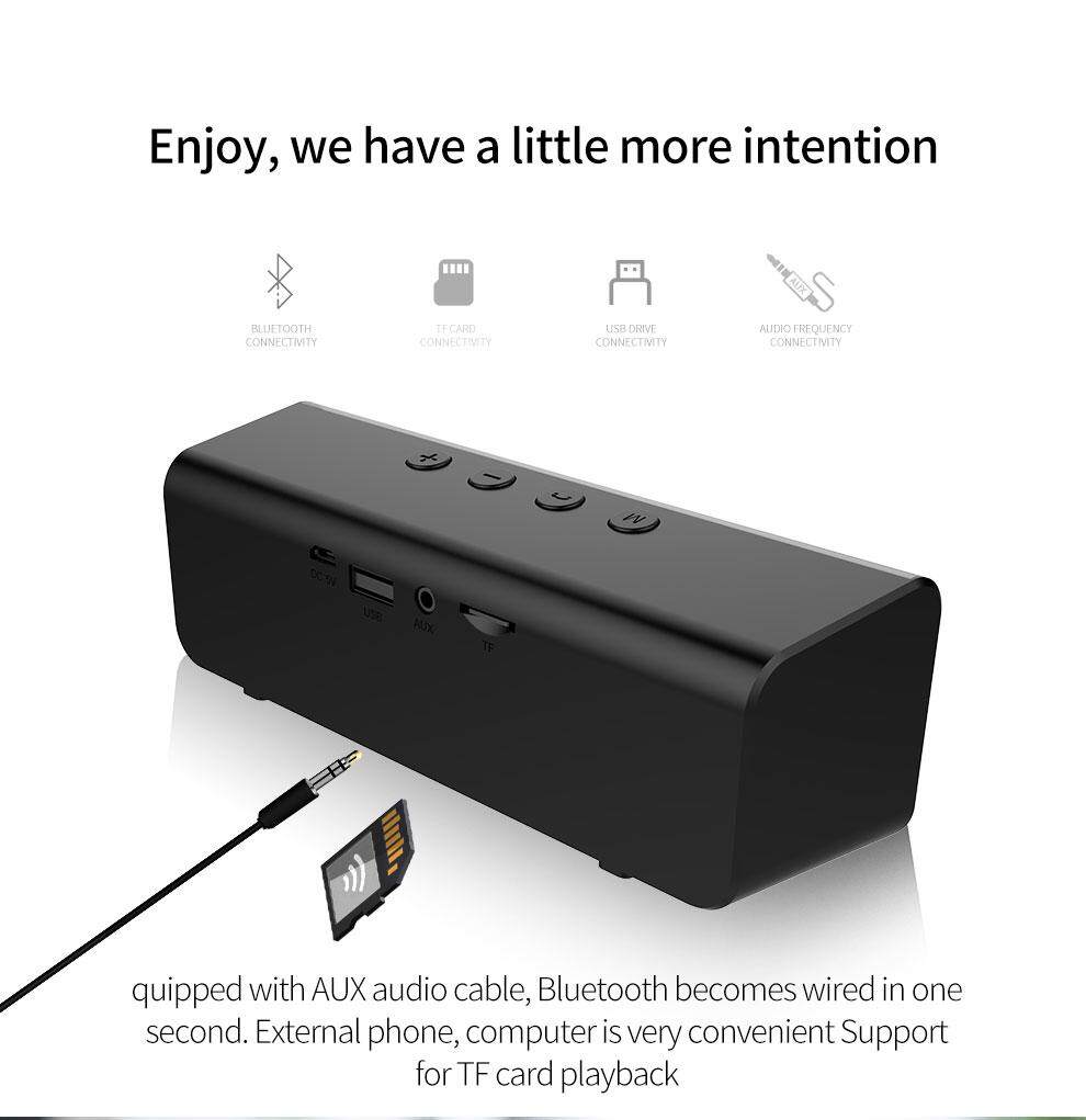 Loa Bluetooth 5.0 Di Động Zealot S31 Loa Không Dây Âm Thanh Nổi 3D HIFI