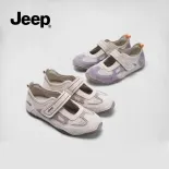 Jeep Mary Jane thể thao Miệng nông đáy phẳng Giày nữ Velcro giản dị