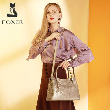 FOXER Women's Leather Handbag