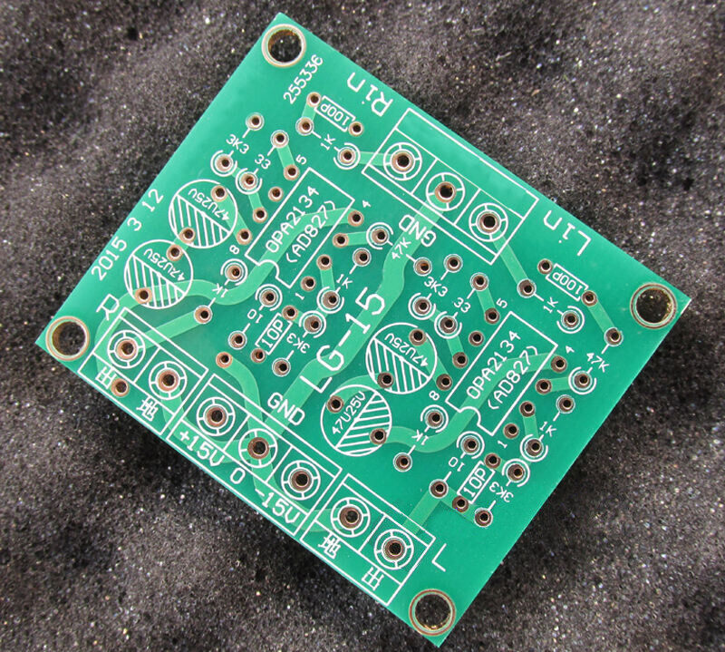 Bộ Tiền Khuếch Đại NE5532 OP Amp Headphone Board Khuếch Đại Tài Liệu Tham Khảo Mạch Loại Panasonic AA, 3 Lần Độ Phóng Đại