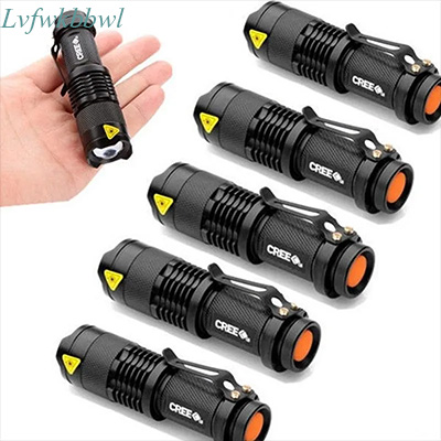 LF 2023 NEW LED Flashlight Dimmable Retractable Torch Lamp Waterproof Black(No battery, no charger) ราคา 66 บาท*ส่งฟรี