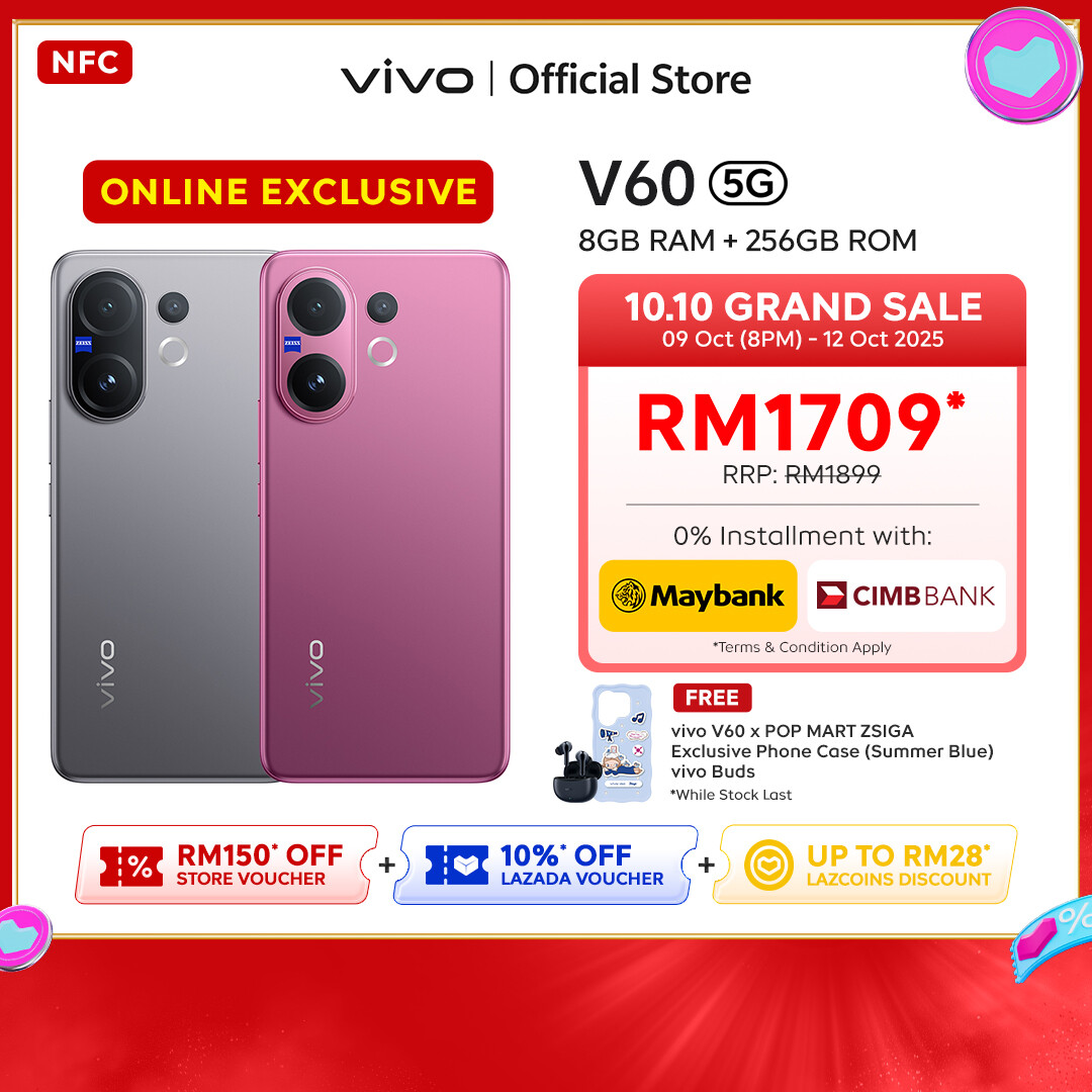 Vivo X400 V50 5G 1+1 Year Warranty Screen Protection 8Gb