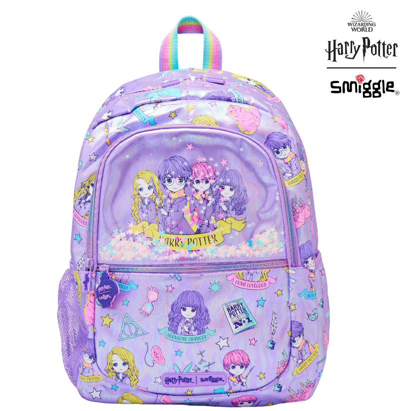 Smiggle Harry Potter Waterproof Backpack Large Capacity