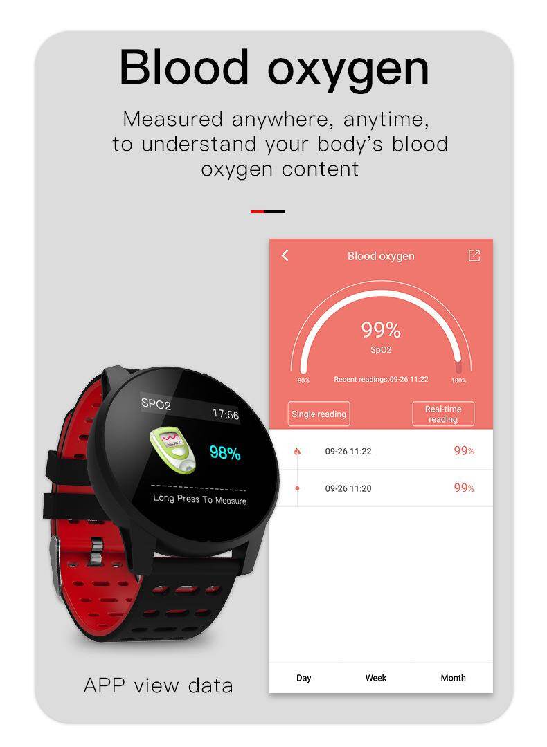 S_way《Original》KY108 Smartwatch IP68 Tekanan Darah Monitor Denyut Jantung  Olahraga Gelang Pelacak Kebugaran Pedometer Jam Pintar untuk Android IOS |  Lazada Indonesia