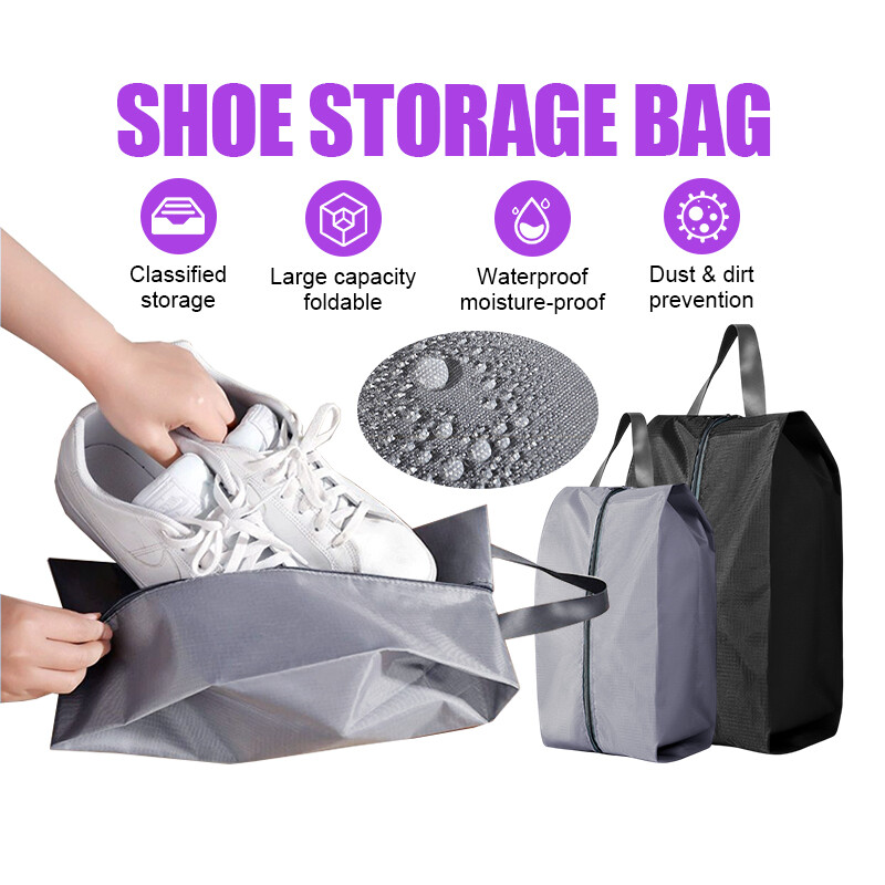 Sac de rangement imperméable pliable pour chaussures de voyage_voghion.com