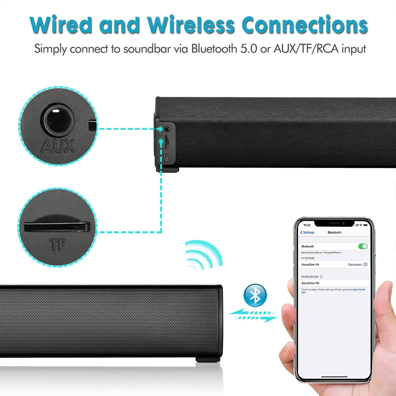 connect soundbar via bluetooth