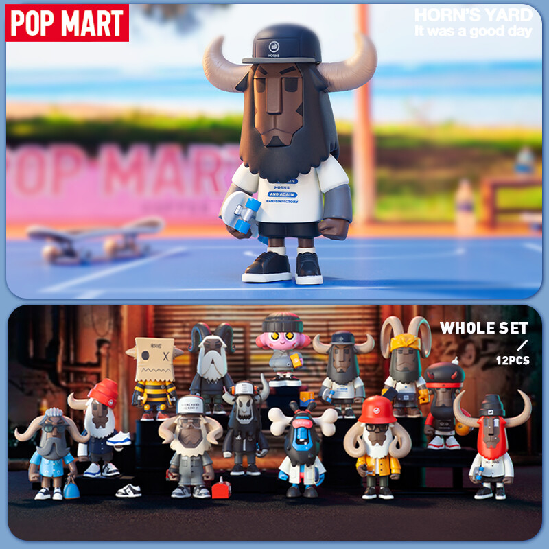 Pop mart hands in factory horn's yared:it was a good day series blind box action figure