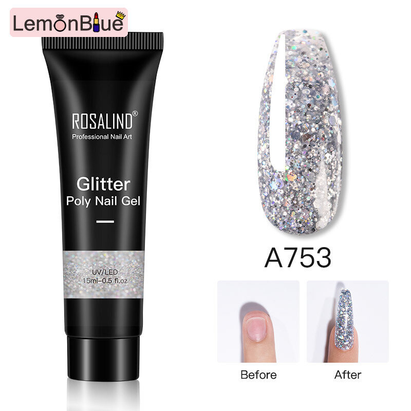 Gambar LemonBlue 15ml Gel Kit Nail Extension Gel Quick Building Gel Nail Polisher for Nail Extensions Nail Art Set