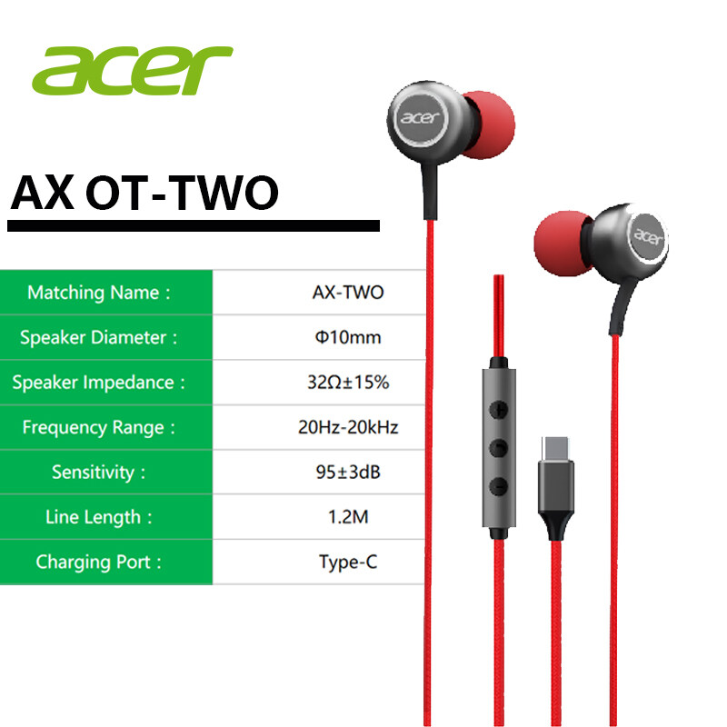 Acer Ax-Hai Có Dây Tai nghe nhạc Trong Tai Tai nghe âm thanh nổi Loa Siêu