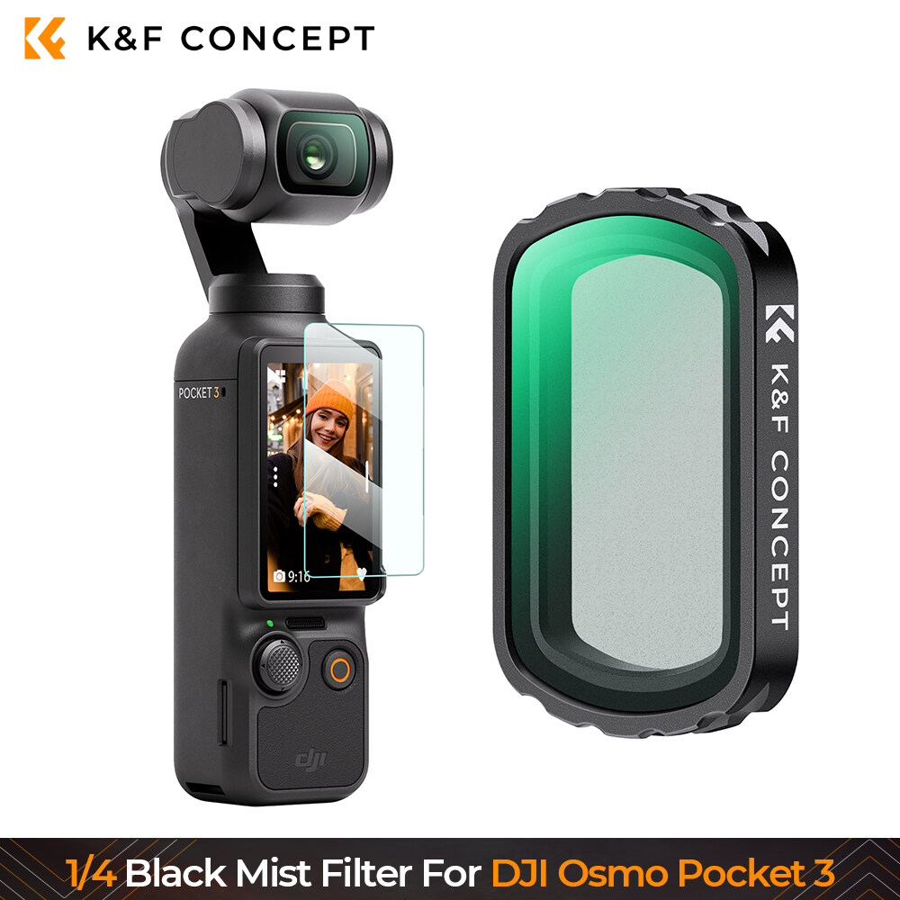 K&F CONCEPT DJI OSMO Pocket 3 Motion Camera Filter 1 4 Black Mist Filter
