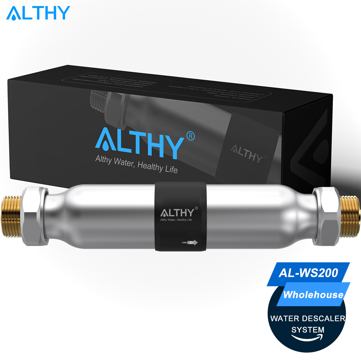 ALTHY AL-WS200 Whole House Water Descaler Water Softener System Large Flow Anti Limescale Corrosion & Hard Water IPS-SAAS ราคา 10,132 บาท*ส่งฟรี