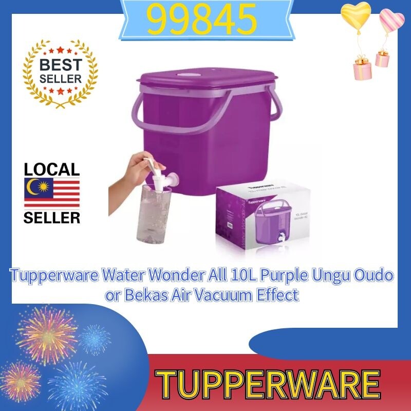Gambar Tupperware Water Wonder All 10L Purple Ungu Oudoor Bekas Air Vacuum Effect