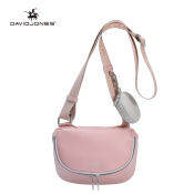 David Jones Paris Women's Crossbody Bag - Small PU Leather Handbag