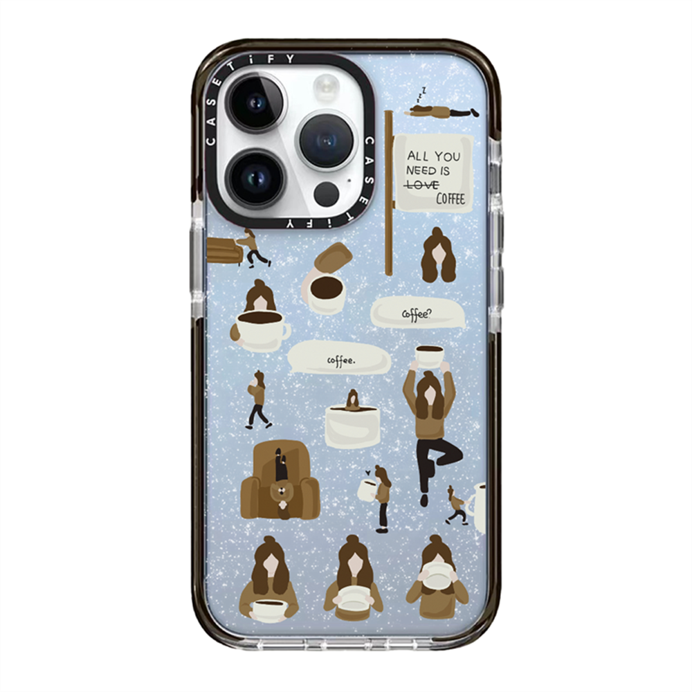 CASETiFY Coffee Girl Boss Case for iPhone 14 13 12 11 Pro