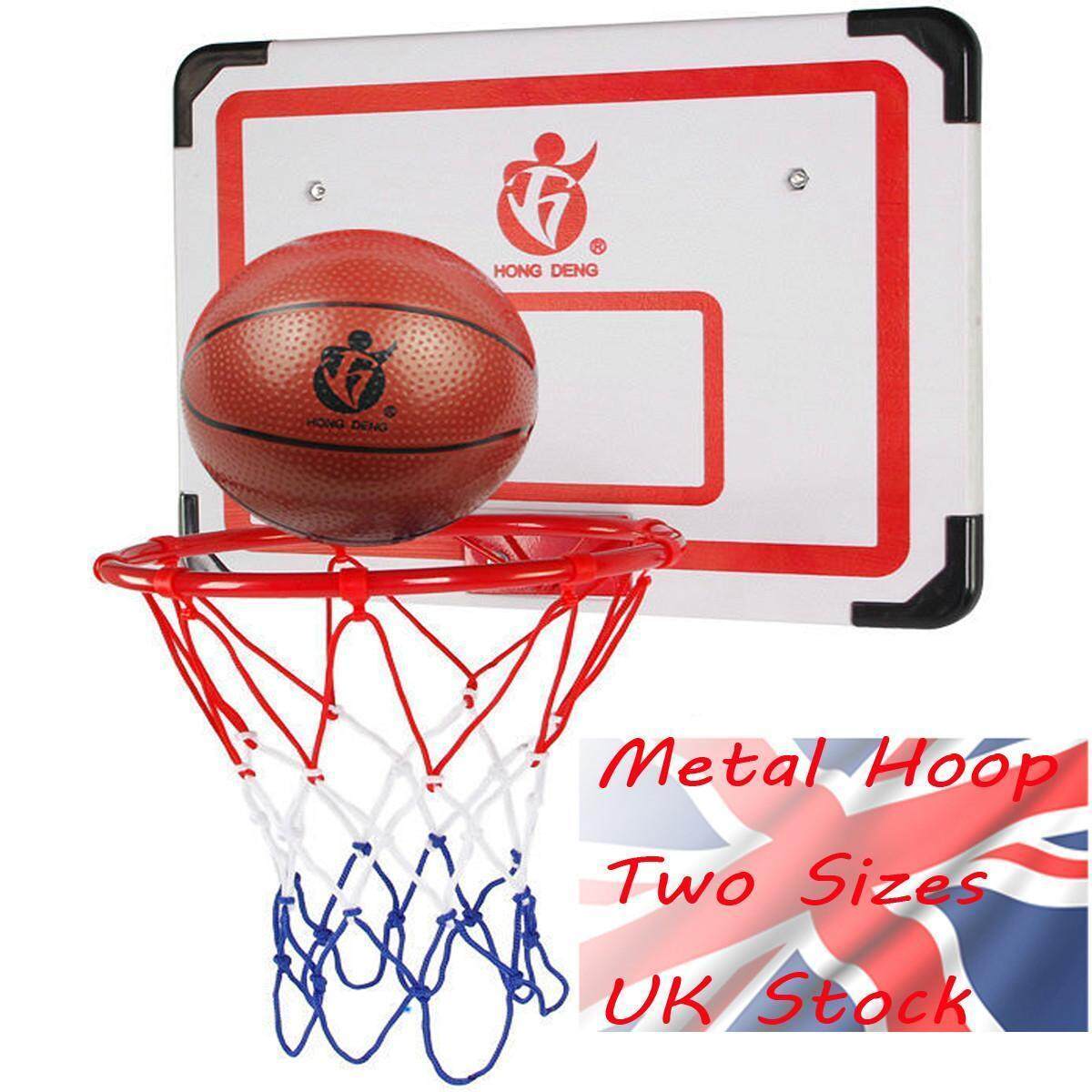 Basketball 45cm Wall Mounted Basketball Hoop And Netting Metal Rim